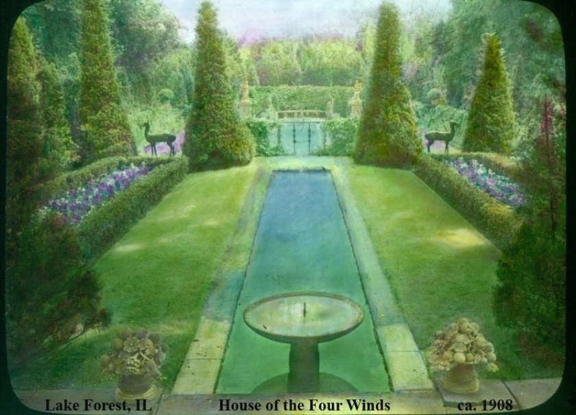 House of the Four Winds, c. 1908. Smithsonian Institution, Archive of American Gardens, Garden Club of America Collection