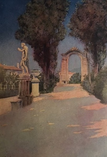Illustration from Italian Villas and Their Gardens.